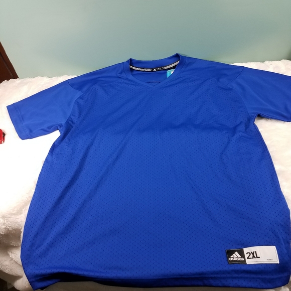 adidas Other - MENS ADIDAS BLANK FOOTBALL JERSEY SZ XXL